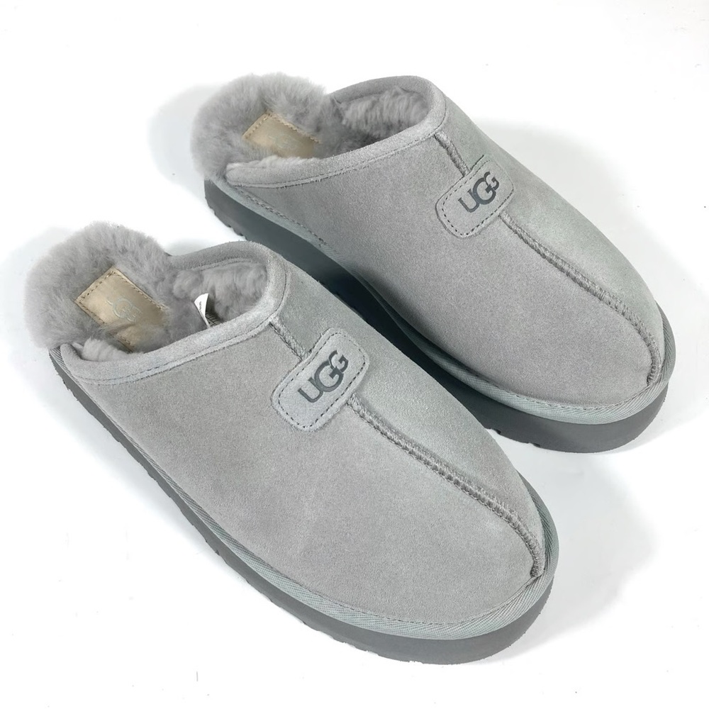 UGG Discoquette Slide Slipper Light Grey Women’s Size 5
